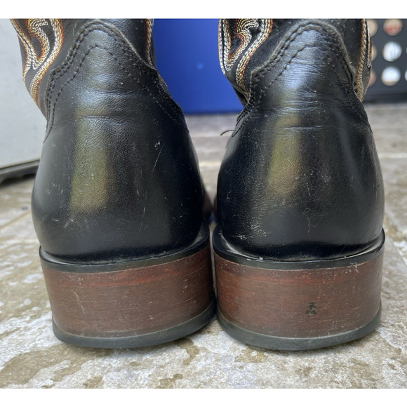 Nocona Imperial Calf Western Boots Men's 10D Black Square Toe - Picture 11 of 12